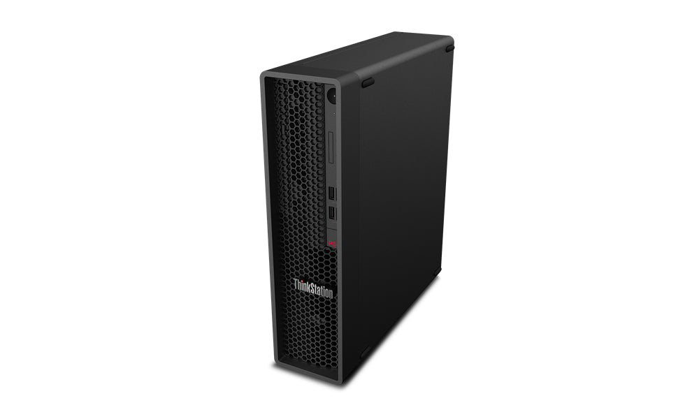 ThinkStation P340 i7 | Workstation compatta Lenovo con case SFF nero, ideale per ambienti di lavoro con spazio limitato e alte prestazioni professionali.