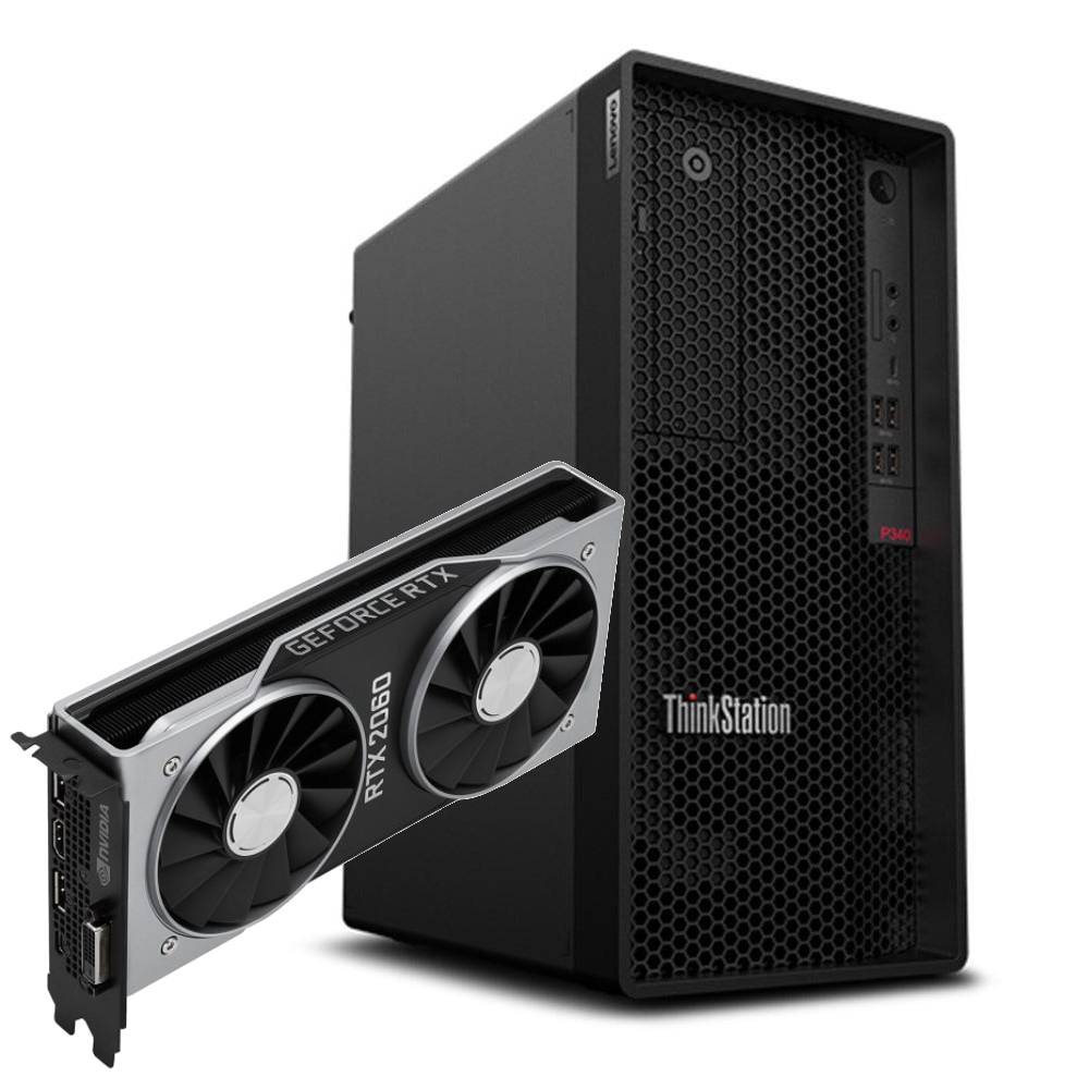 Lenovo ThinkStation P340 Tower Workstation | Intel Xeon W-1250 | Nvidia RTX 2060 6GB | FreeDOS