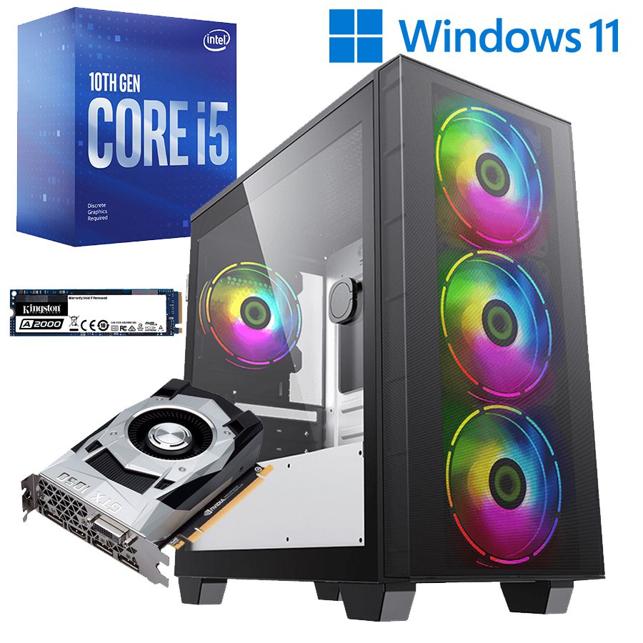 Pc Gaming Intel i5 1650 Fascia media