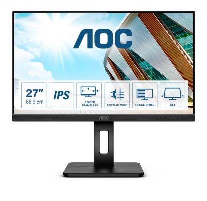 AOC 27 16.9 2560X1440 75HZ IPS VGA HDMI DP MULTIMED