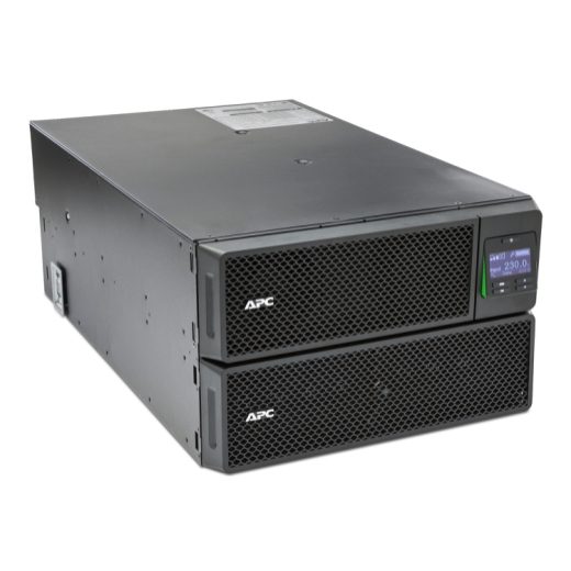 APC Smart-UPS SRT 10000 VA, SRT10KRMXLI RM, unterbrechungsfreie 230-V-USV-Stromversorgung, 10.000 W, 6U-Rack