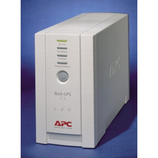 APC Back-UPS 500, 230 V USV, unterbrechungsfreie Stromversorgung 300 W, 500 VA