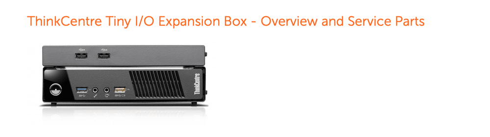 Box di espansione ThinkCentre Tiny I/O con porte USB e audio, dispositivi ricondizionati Messoanuovo.it
