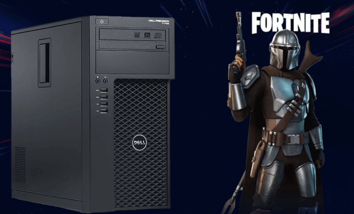 Dell Precision WORKSTATION T1700-Paket | Intel Core i7-4770 3,4 GHz | RAM 16 GB | SSD 480 GB | Nvidia Quadro NVS 300/310 | AOC I2475PXQU LED-IPS-Monitor 23,8″ 1920×1080 Pixel Full HD | Kabelgebundenes Maus- und Tastatur-Kit
