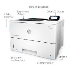 HP laser jet M506 F2A69A STAMPANTE LASER BN PROFESSIONALE