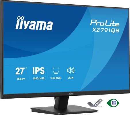 IIYAMA 27 IPS 2560x1440 1ms HDMI DP MULTIMED