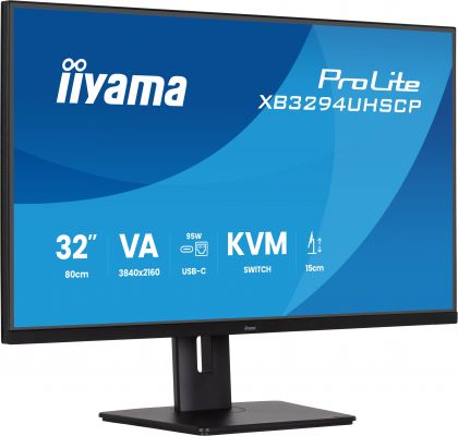 32 VA-panel, 3840x2160 DisplayPort, 2x HDMI, USB