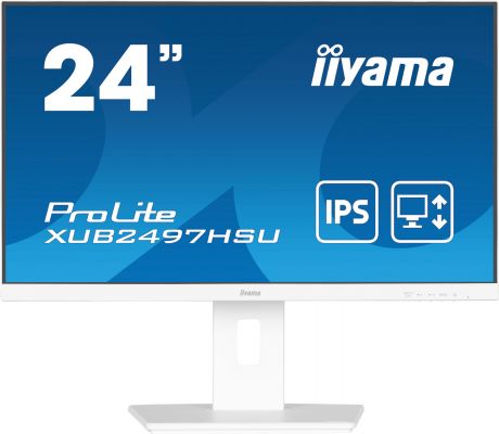 IIYAMA 24 WHITE IPS-panel, 1920x1080@100Hz, 15cm Height