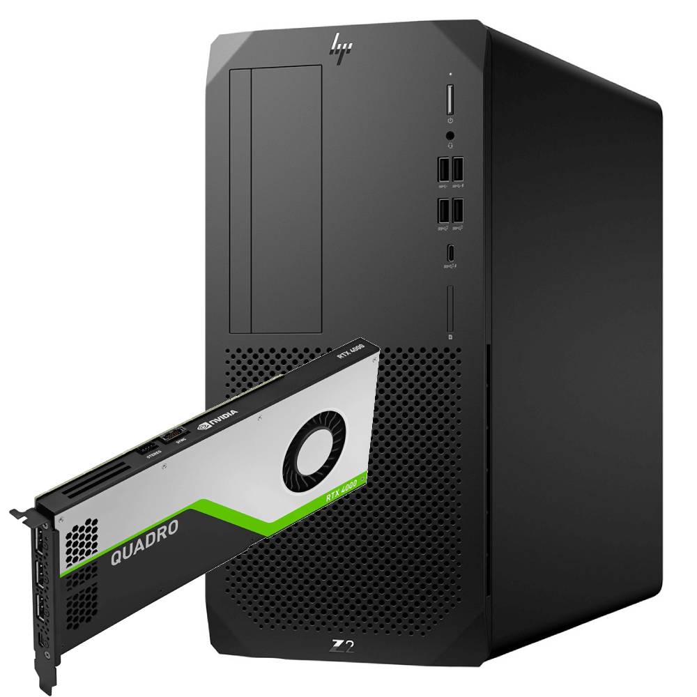 HP Z2 G5 Workstation Ricondizionata | Intel Core i7-10700 | Ram 32GB | SSD 1TB | Nvidia Quadro RTX4000 8GB | Windows 11 Pro
