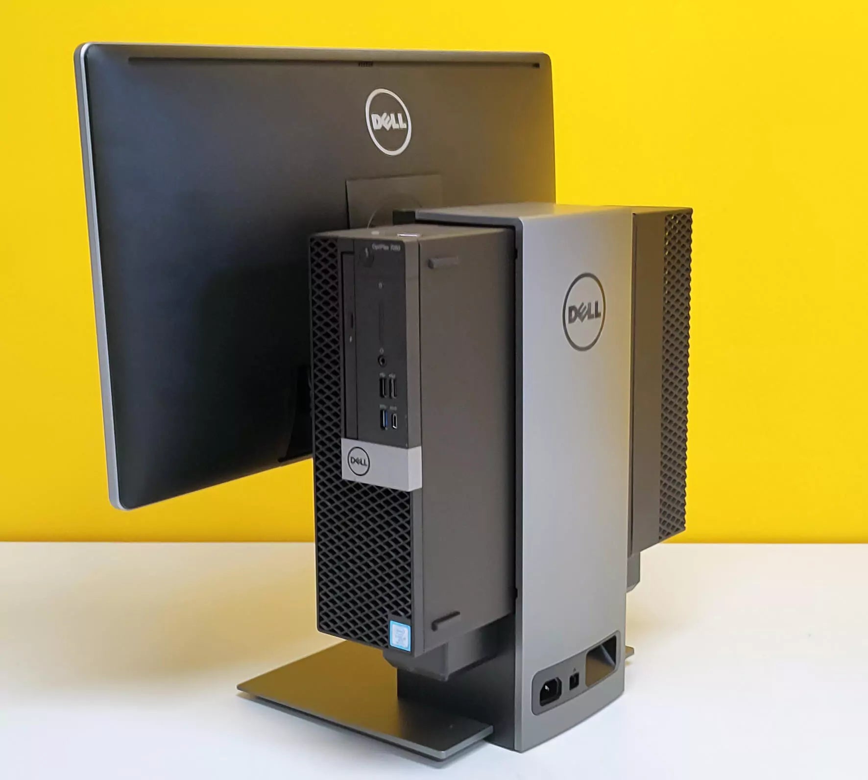 All In One DELL OptiPlex 7060 Desktop SFF PC | Intel Core i5-8500 3Ghz | Windows 11 Pro + Monitor Dell P2314H FullHD con Stand OSS17