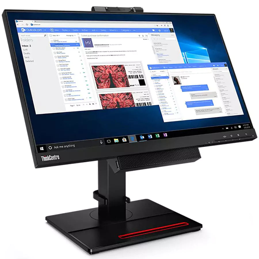 All In One Lenovo M900 Tiny 22″ | Intel Cores i7-6700T 2.8Ghz | Display Port USB 3 | Monitor 22″ Lenovo 11GSPAT FullHD WebCam Windows 11 Pro