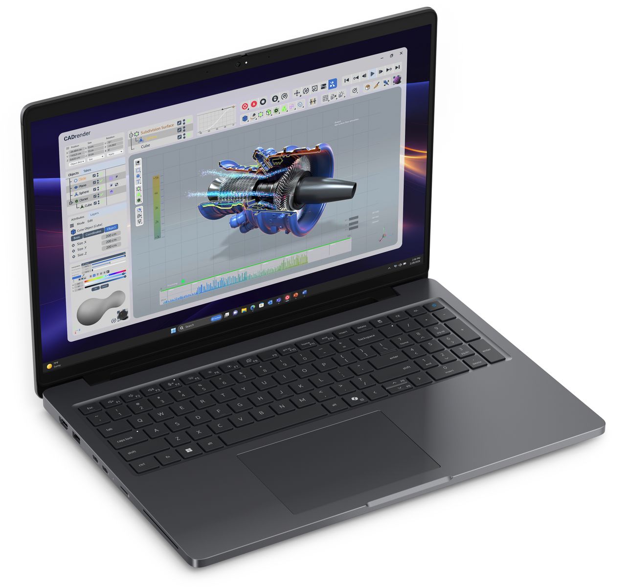 DELL DELL PRO PRECISION 5/U7-366H/32/1TB/16/PRO2000/W11