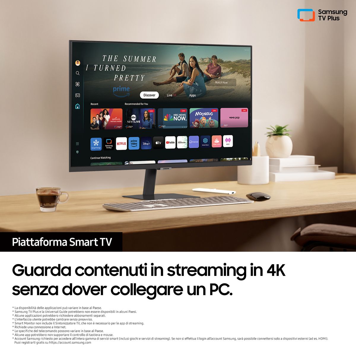 S32DM500 SmartMonitor,UHD,USB-C,Speaker,Telecomand [IMAGE 2]