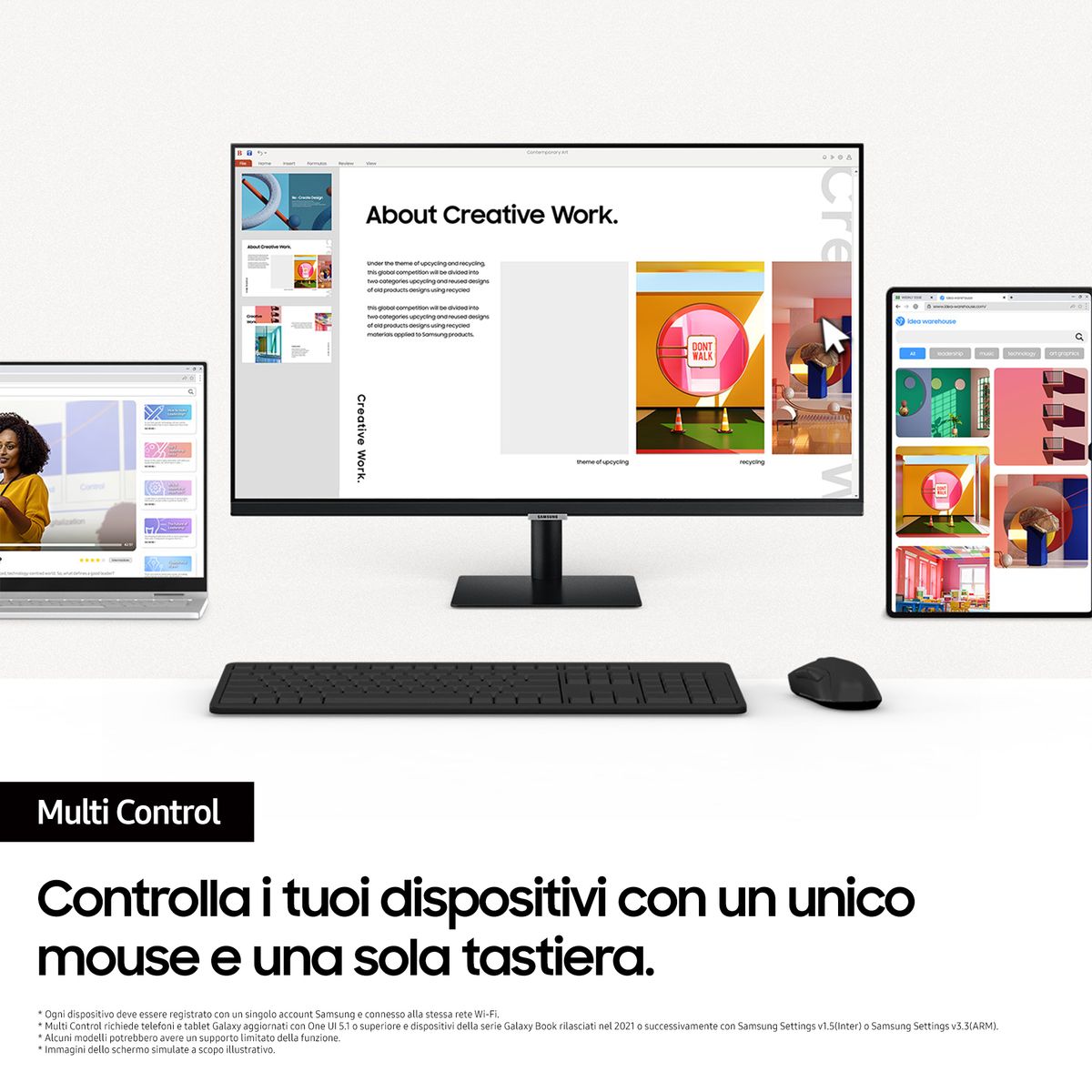 S32DM500 SmartMonitor,UHD,USB-C,Speaker,Telecomand [IMAGE 3]