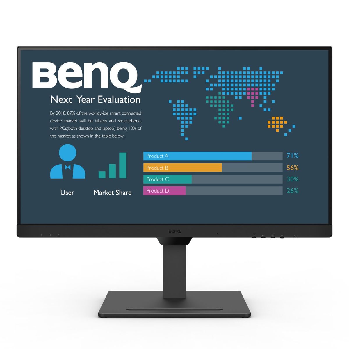 BenQ 27 IPS, QHD 2560X1440, USB-C 65W DPX1,HDMIX1