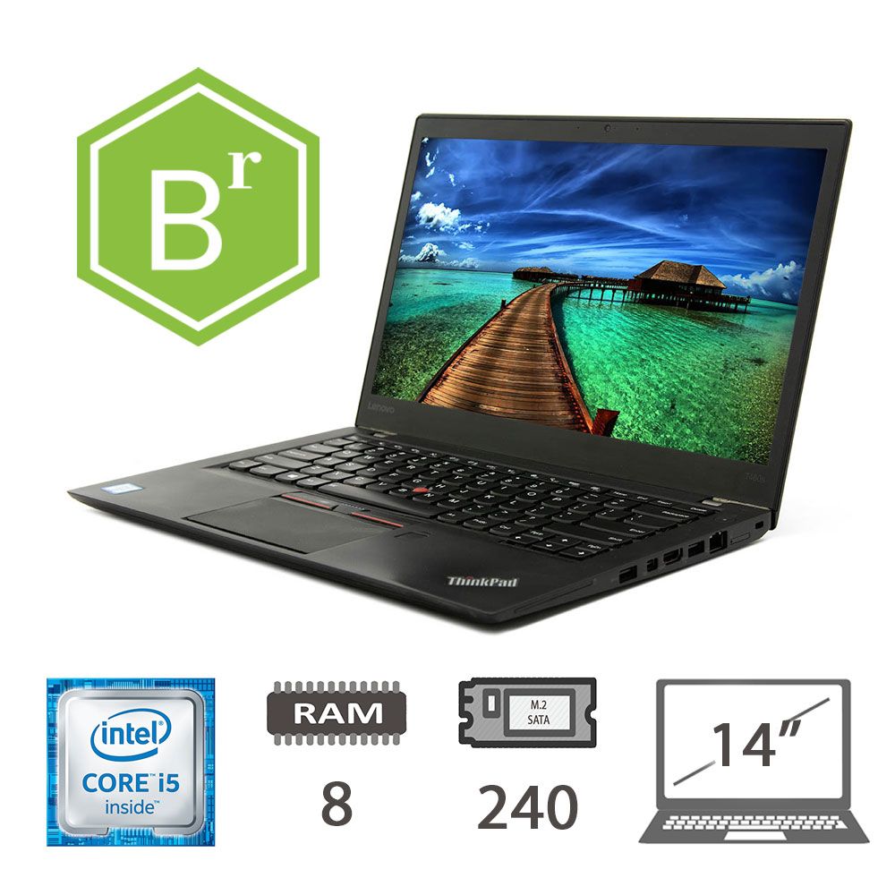 LENOVO T460S I5-6200U/8/M2-SATA240/14/W10P/2Y B [IMAGE 1]