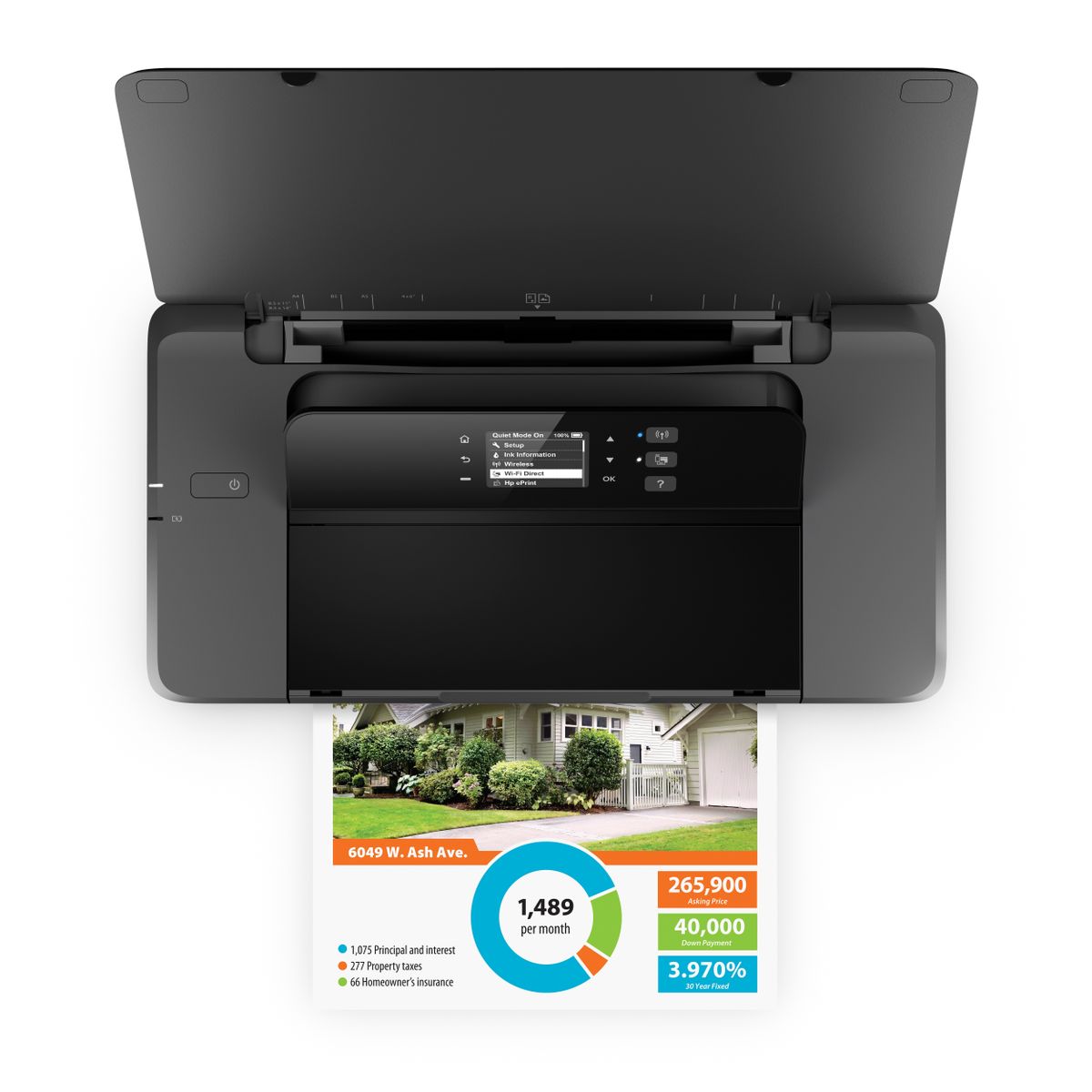 HP INC. HP OJ 200 MOBILE 9/6PPM WIFI USB 1YW