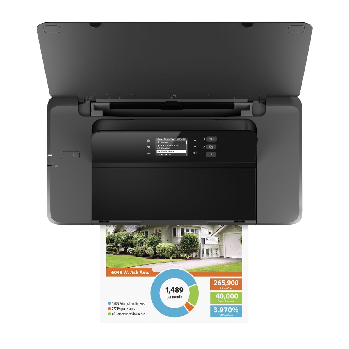 HP INC. HP OJ 200 MOBILE 9/6PPM WIFI USB 1YW