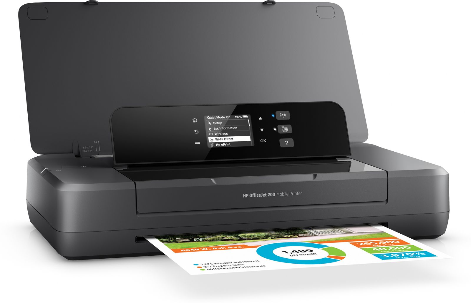 HP INC. HP OJ 200 MOBILE 9/6PPM WIFI USB 1YW