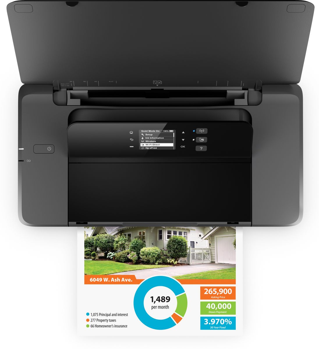 HP INC. HP OJ 200 MOBILE 9/6PPM WIFI USB 1YW