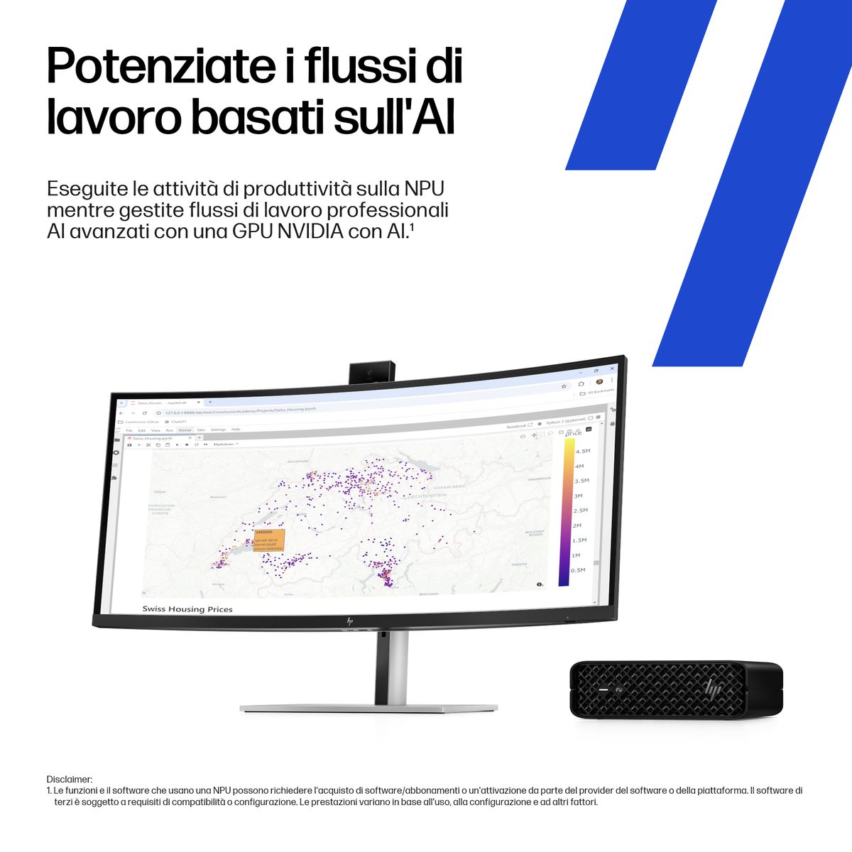 HP INC. Z2 MINI G1I ULTRA 7 265 32/1 RTX A400 WIN11P 3YW