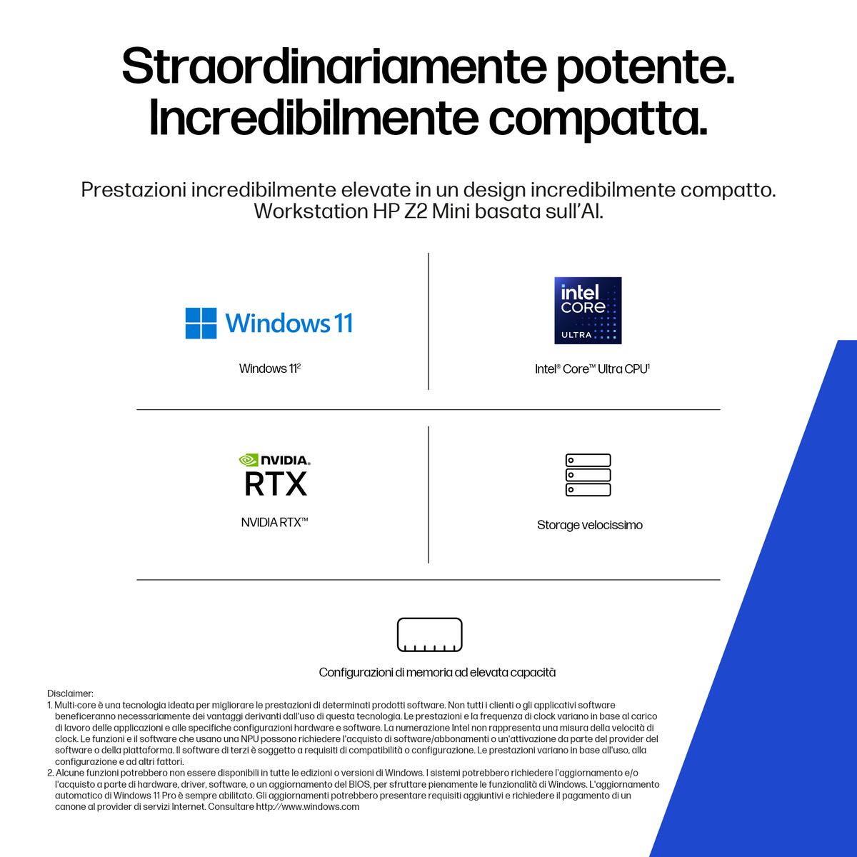 HP INC. Z2 MINI G1I ULTRA 7 265 32/1 RTX A400 WIN11P 3YW