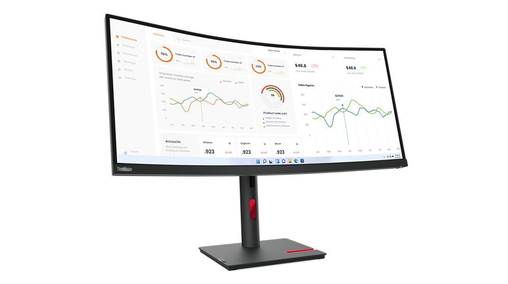 TS THINKVISION T34W-30 34WQHD VA CURVO HDMI,DP ETH [IMAGE 2]