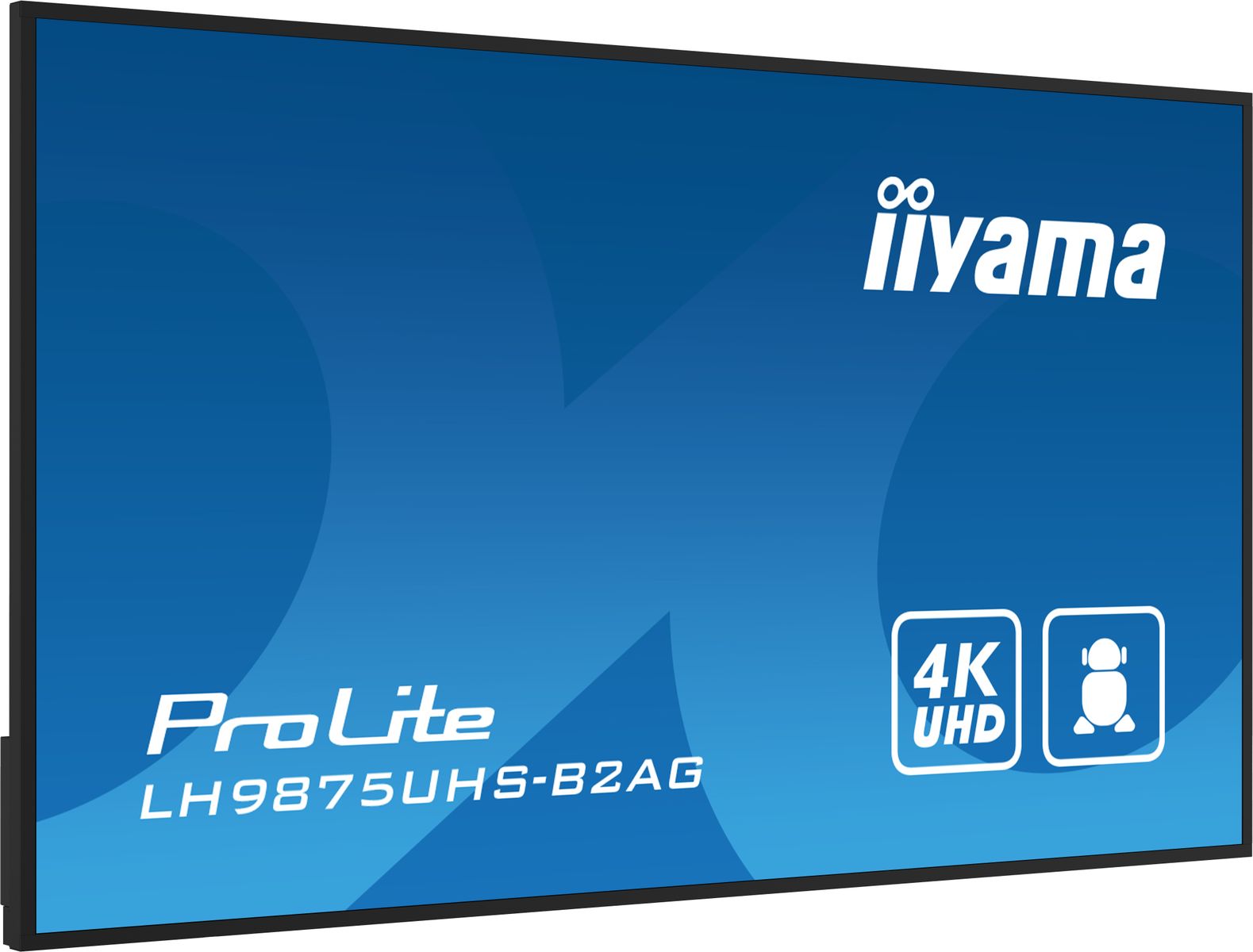 IIYAMA 98 3840x2160, UHD IPS panel DVI-I (VGA), HDMI 3x