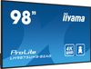 IIYAMA 98 3840x2160, UHD IPS panel DVI-I (VGA), HDMI 3x
