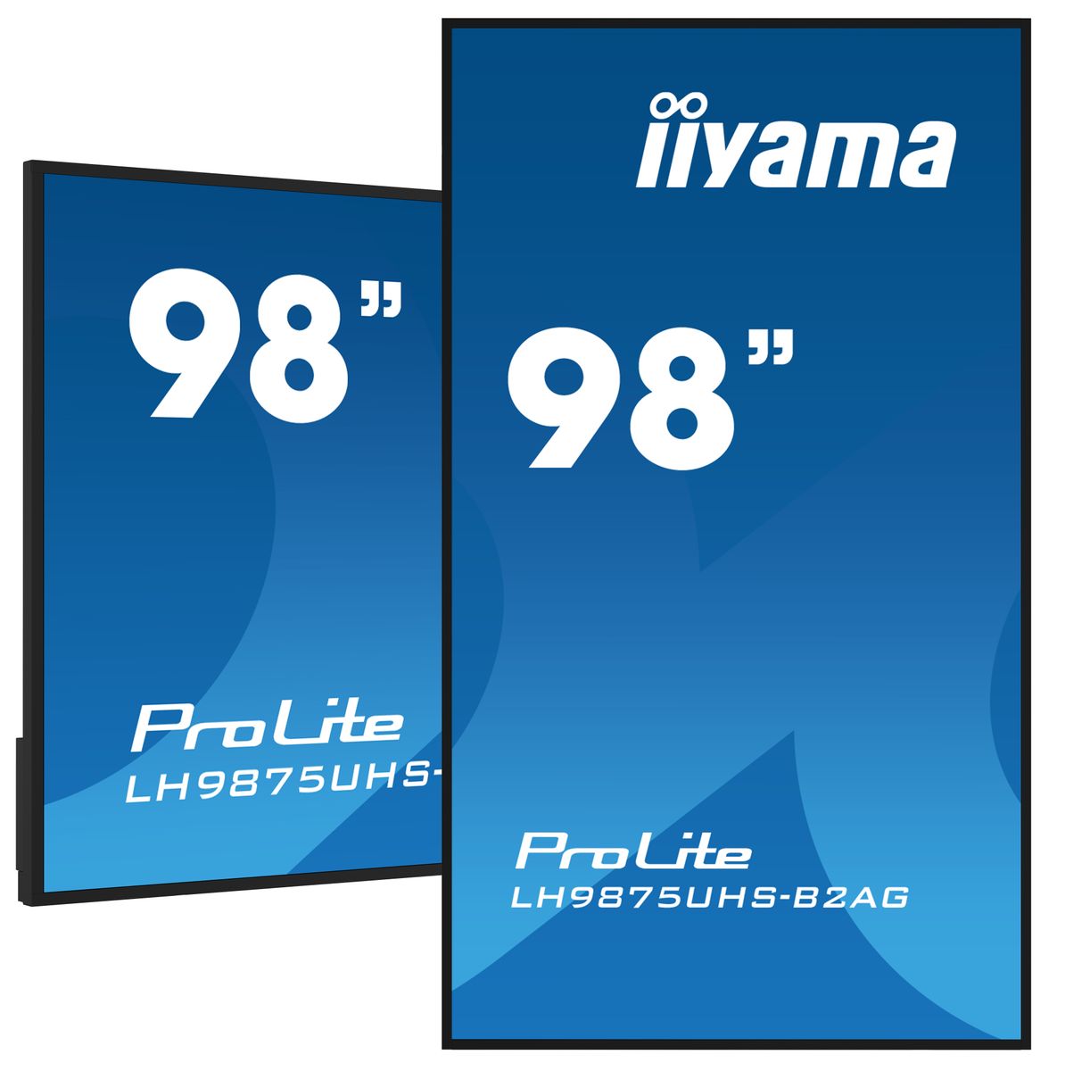 IIYAMA 98 3840x2160, UHD IPS panel DVI-I (VGA), HDMI 3x
