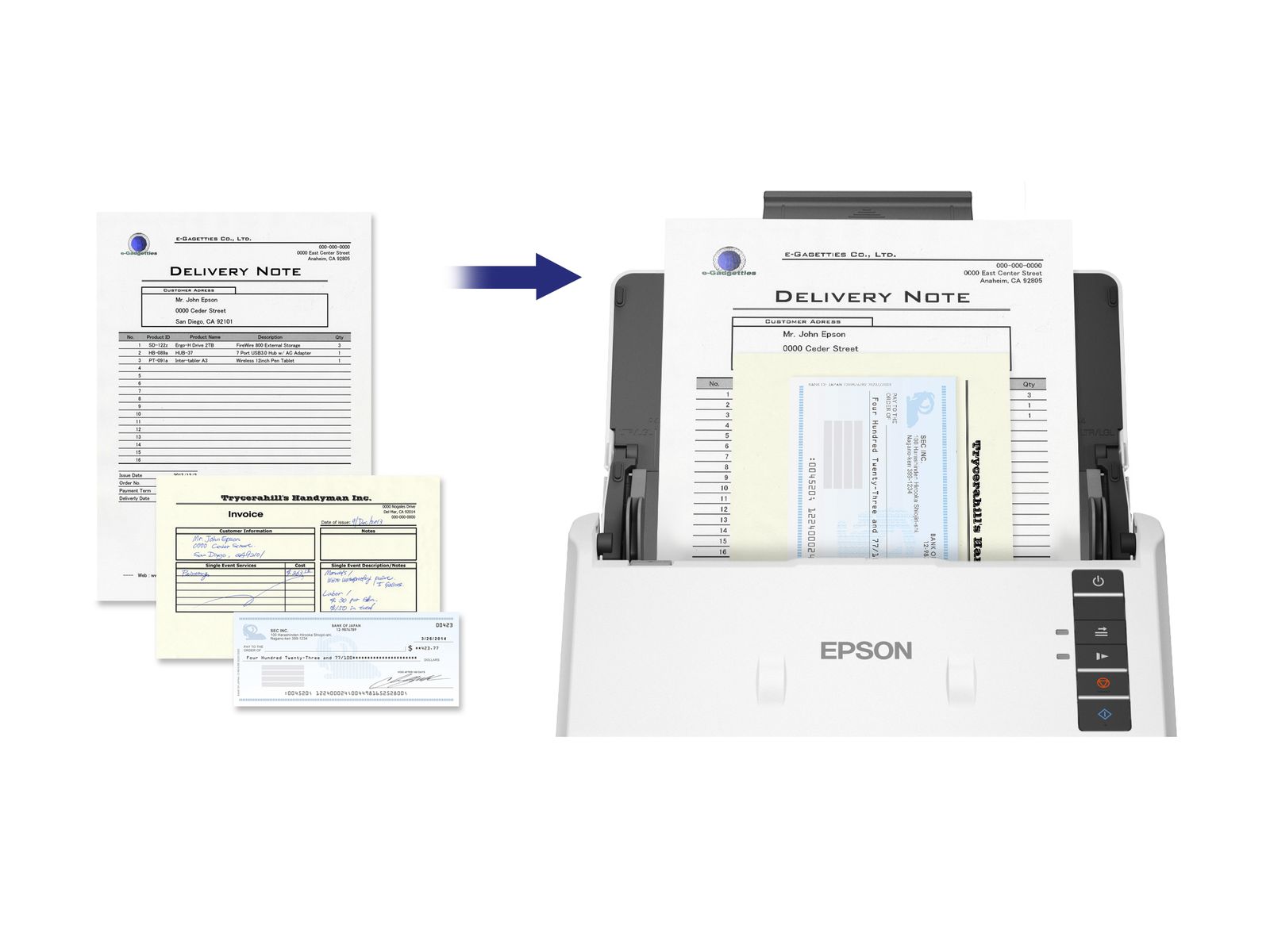 EPSON WORKFORCE DS-530III - A4 - 4.000 PAGINE