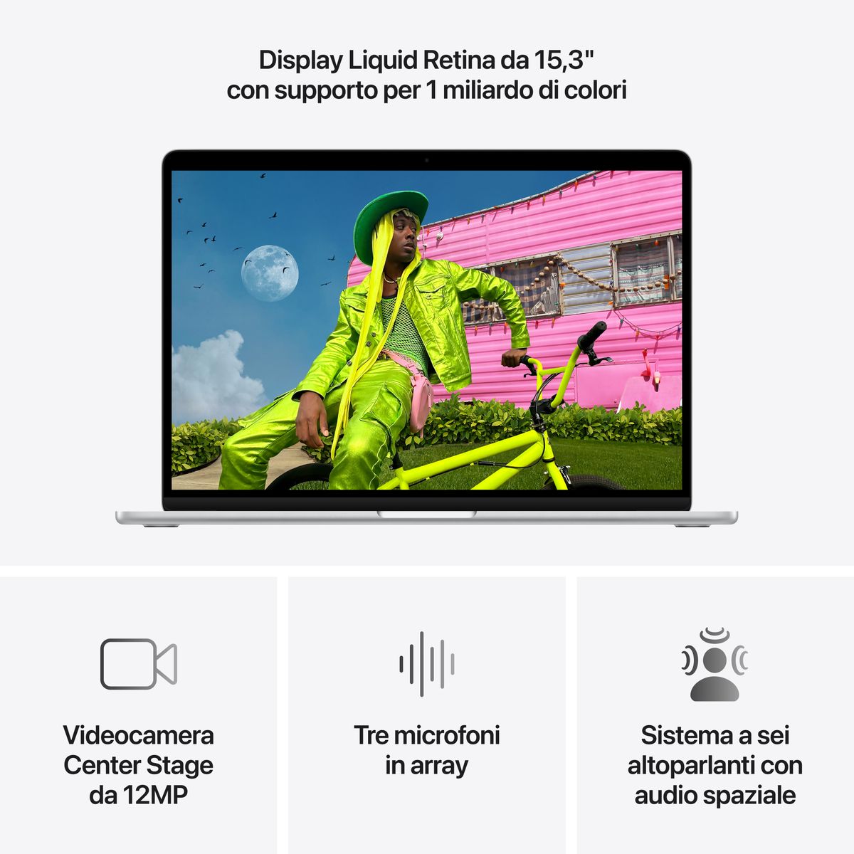 APPLE 15 MACBOOK AIR M5 24GB 1TB SSD - SILVER