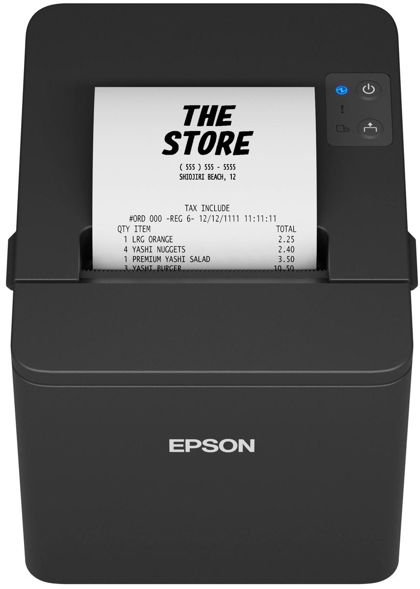 EPSON TM-T20IV: USB + SERIAL, PS, BLK, EU
