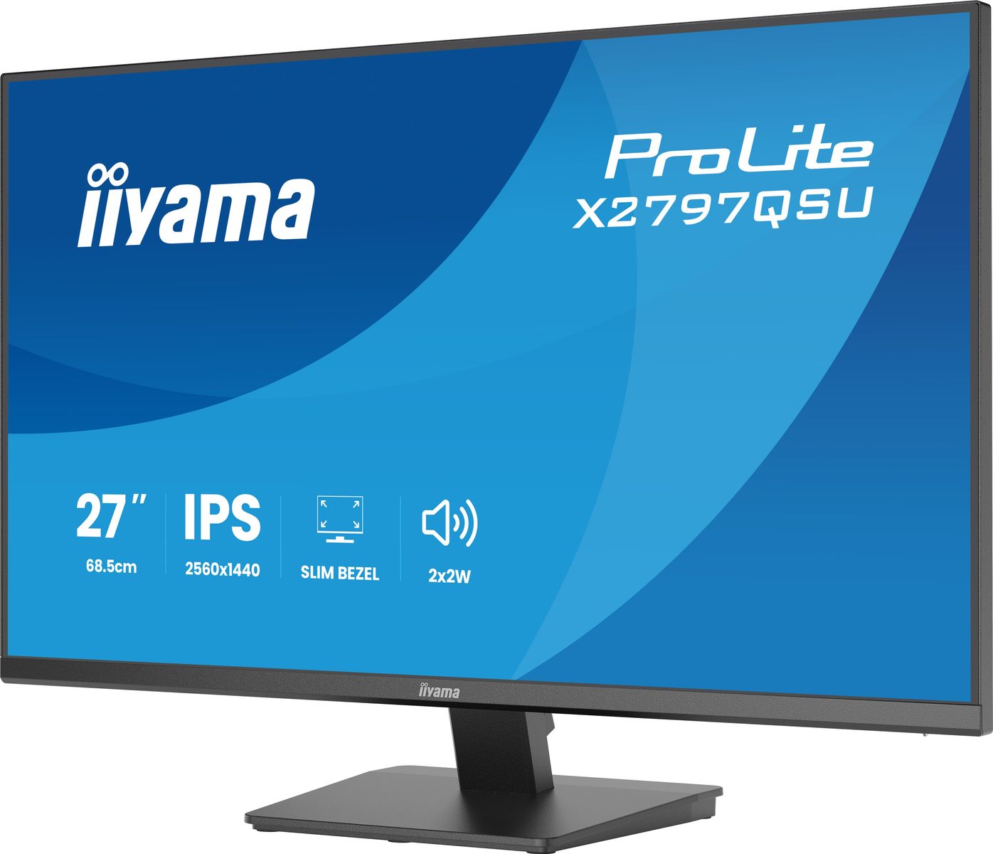 IIYAMA 27 IPS 4-SIDE SLIM BEZEL, EYECOMFORT