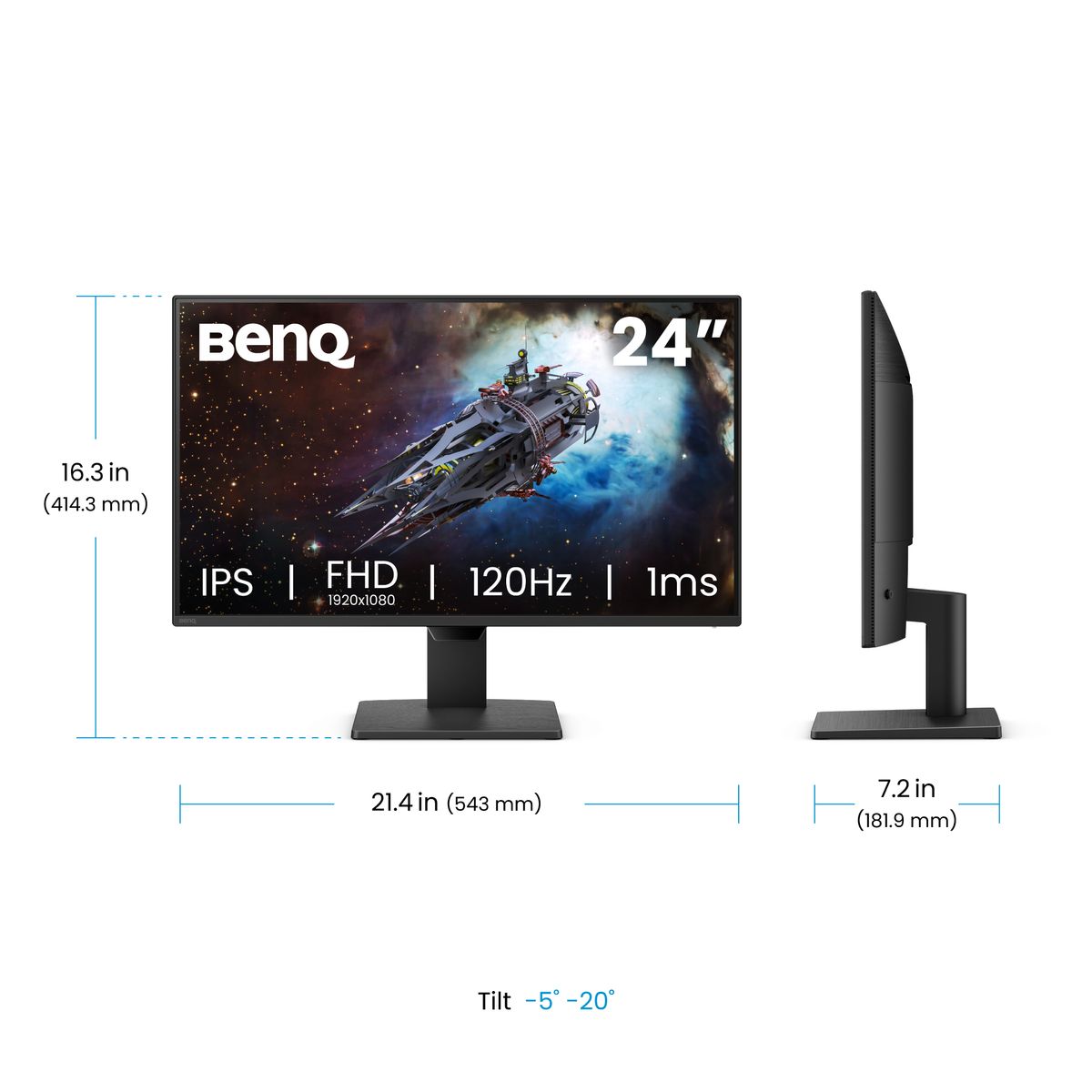 BENQ 23.8W(IPS,120HZ,LBL+)