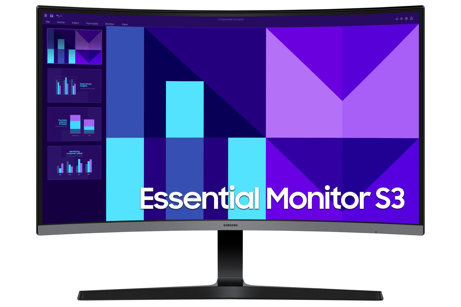 S27D396   Monitor Curvo, FHD, 100Hz, Speaker [IMAGE 2]