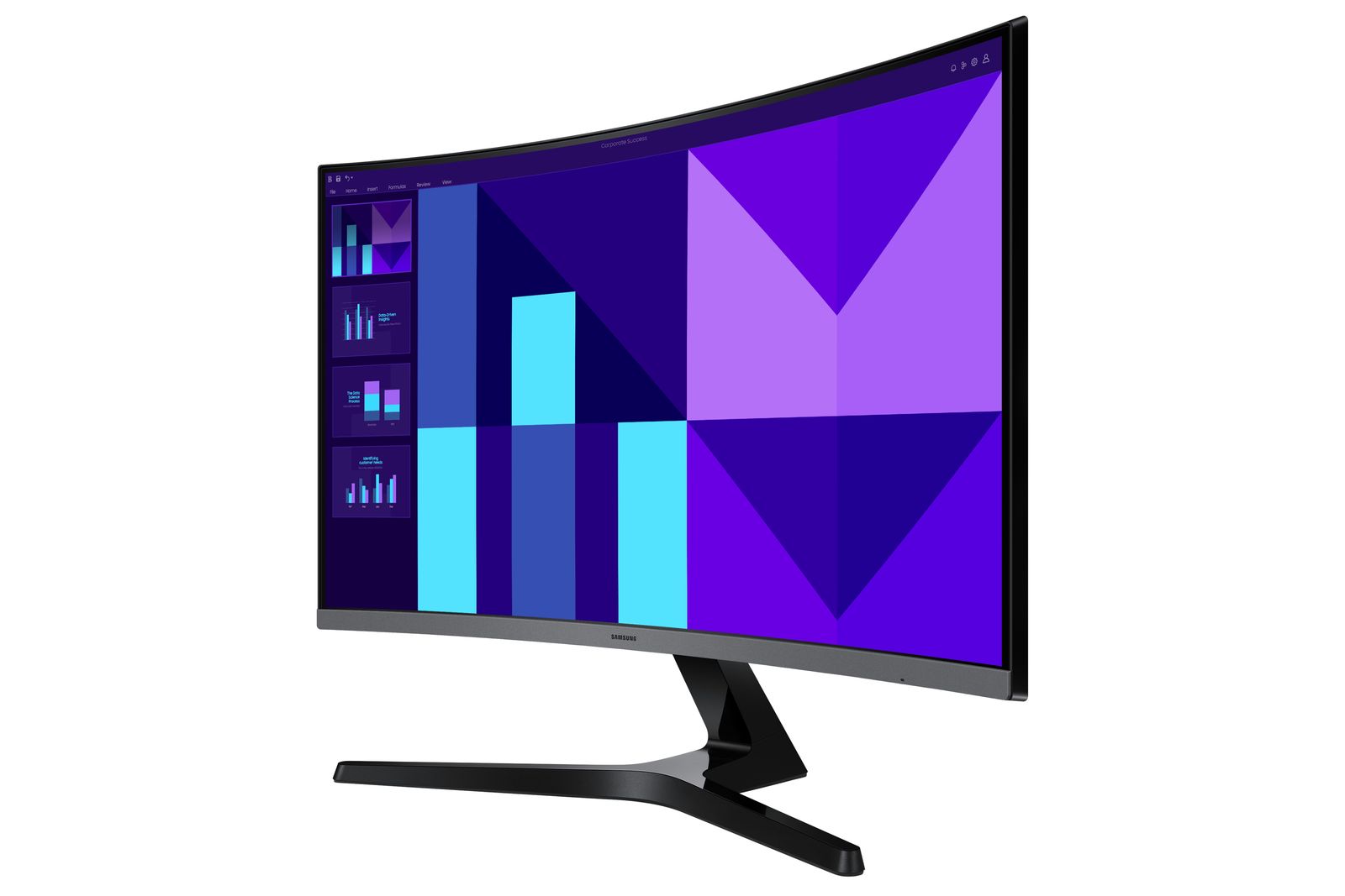 S27D396   Monitor Curvo, FHD, 100Hz, Speaker [IMAGE 3]