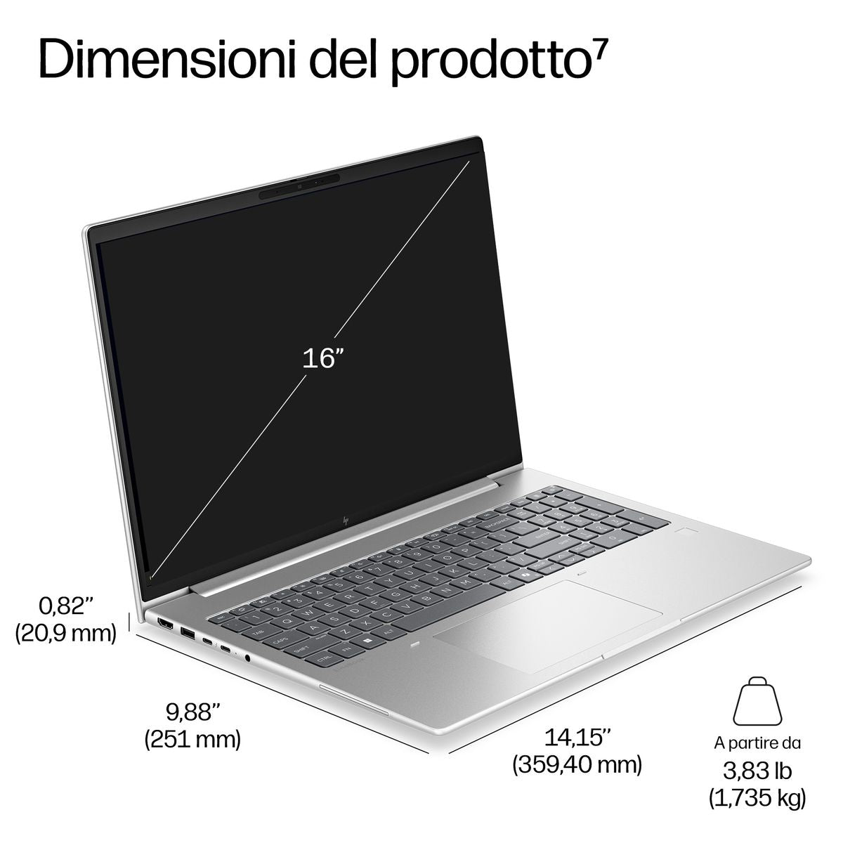 HP INC. EB 6 G2I 16 AI ULTRA 5 335 16/512 5G W11P 3YOFF