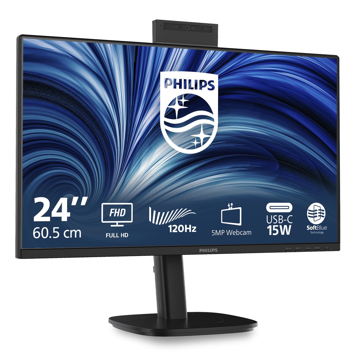 PHILIPS 23,8 16:9 IPS 1920x1080 120Hz vga hdmi dp hub usb