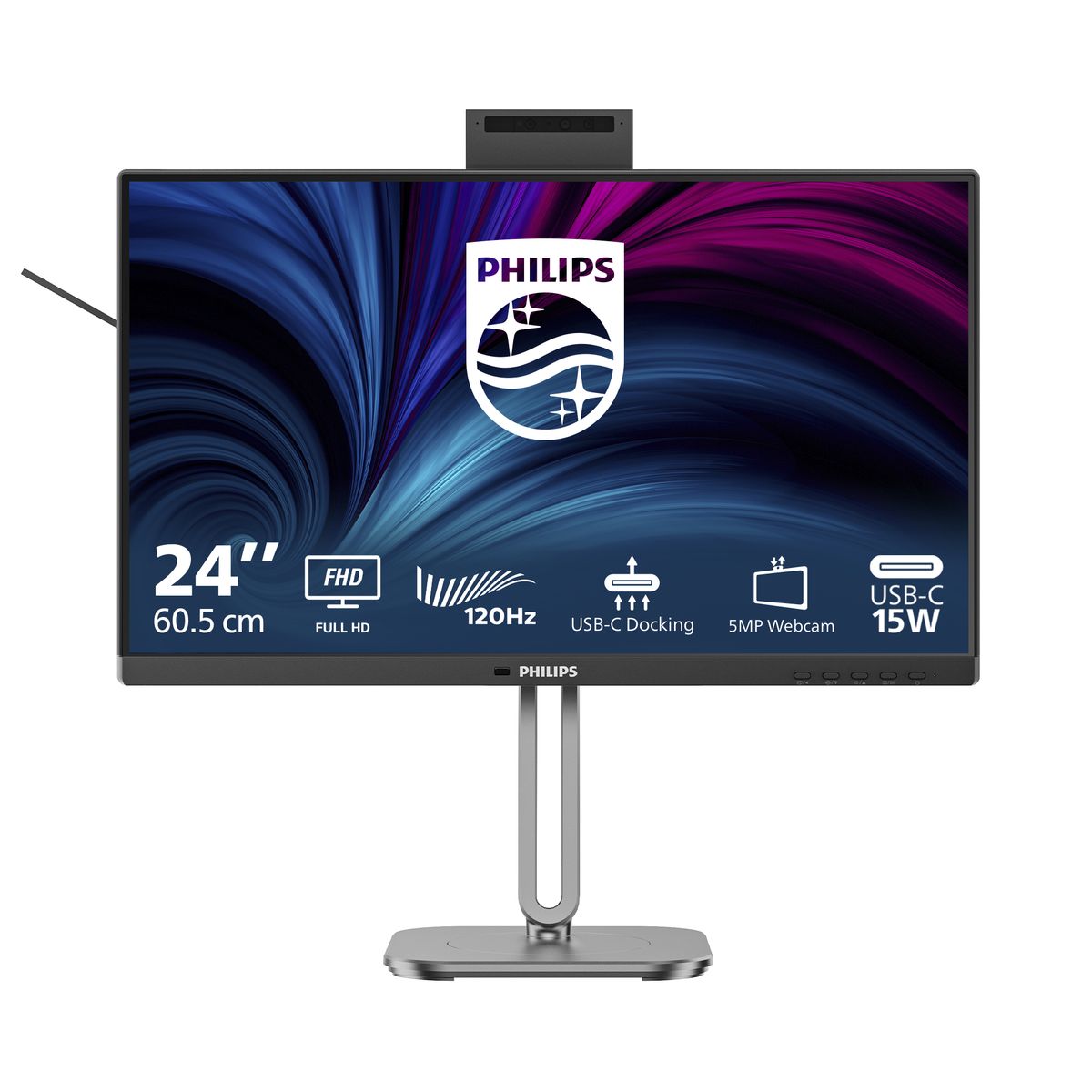PHILIPS 23,8 16:9 IPS WLED 1920X1080 120HZ WEBCAM MULTIMED