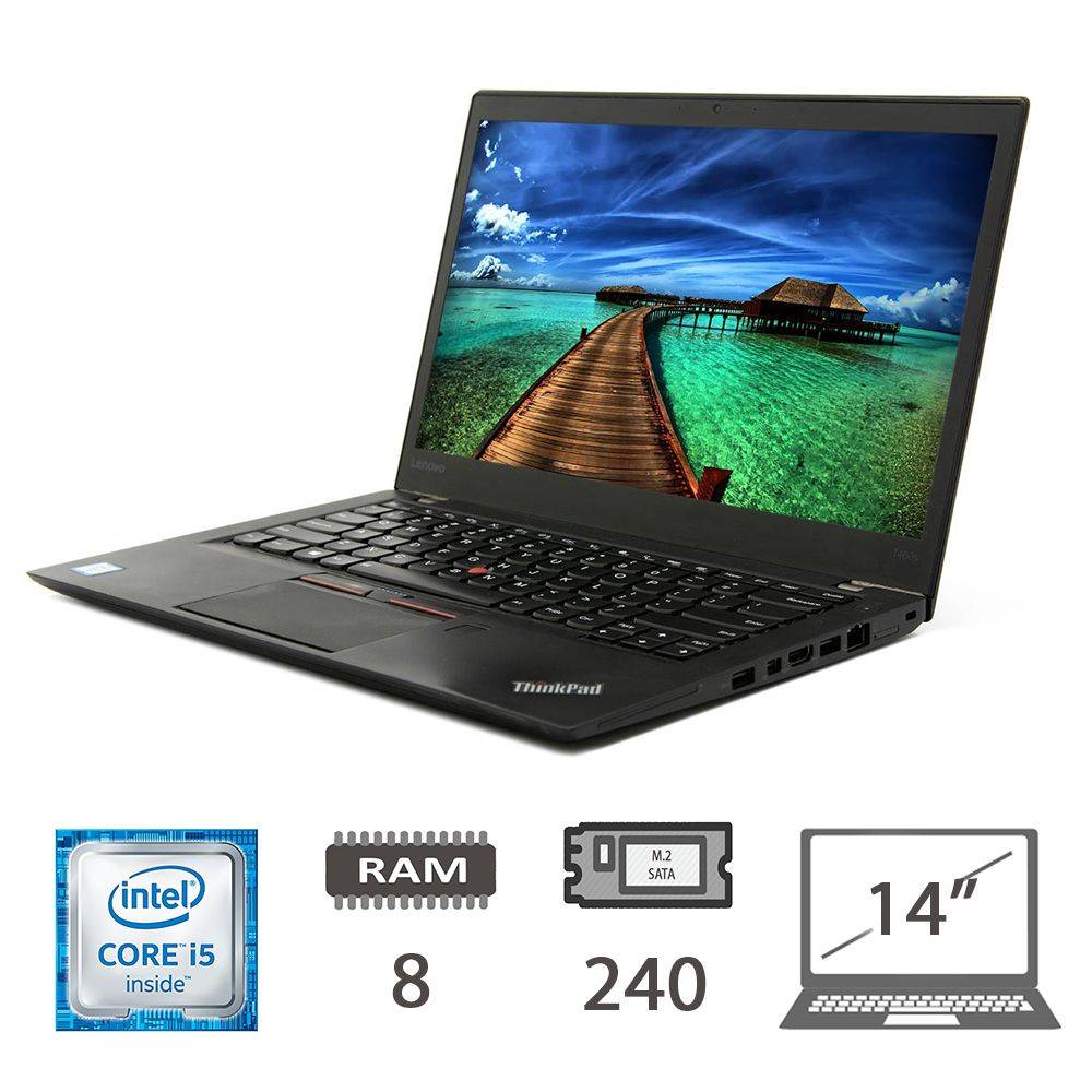 LENOVO T460S I5-6200U/8/M2-SATA240/14/W10P/2Y [IMAGE 1]