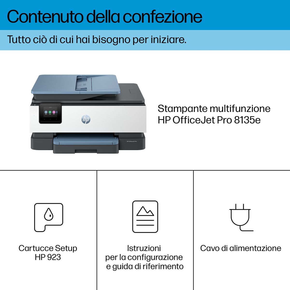 HP INC. OJ PRO 8135E MFP 20/10PPM ETH WIFI FR ADF