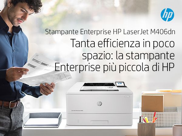 HP INC. HP LJ ENT M406DN 40PPM ETH USB F/R 1YW