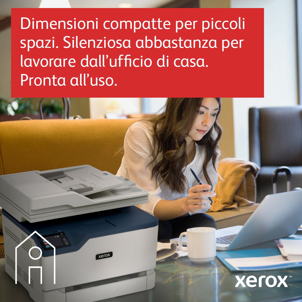 XEROX XEROX C235 A4 22 PPM COPIA/STAMPA/SCANSIONE/FAX