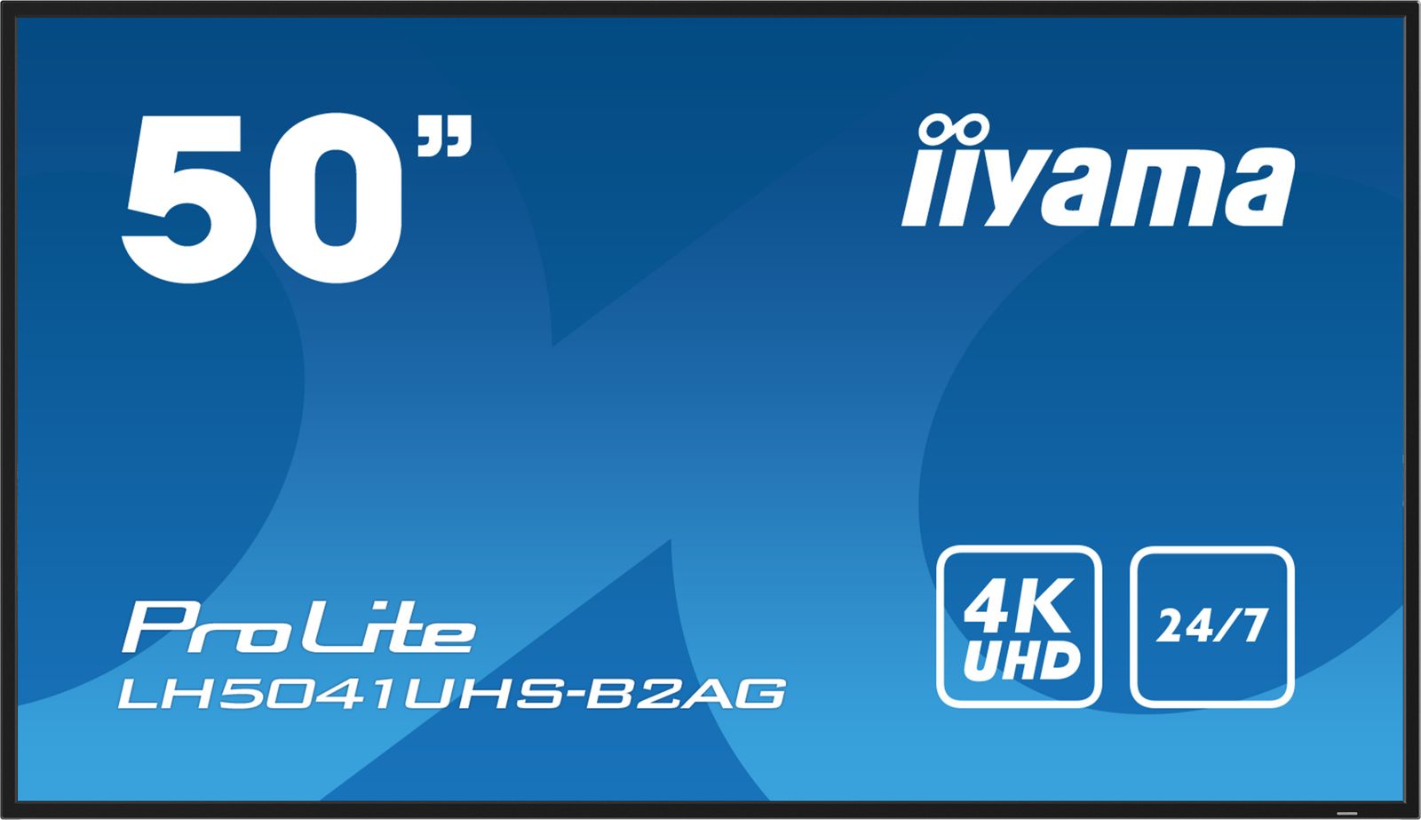 Iiyama 50 3840x2160, 4K UHD VA panel, 25 Haze