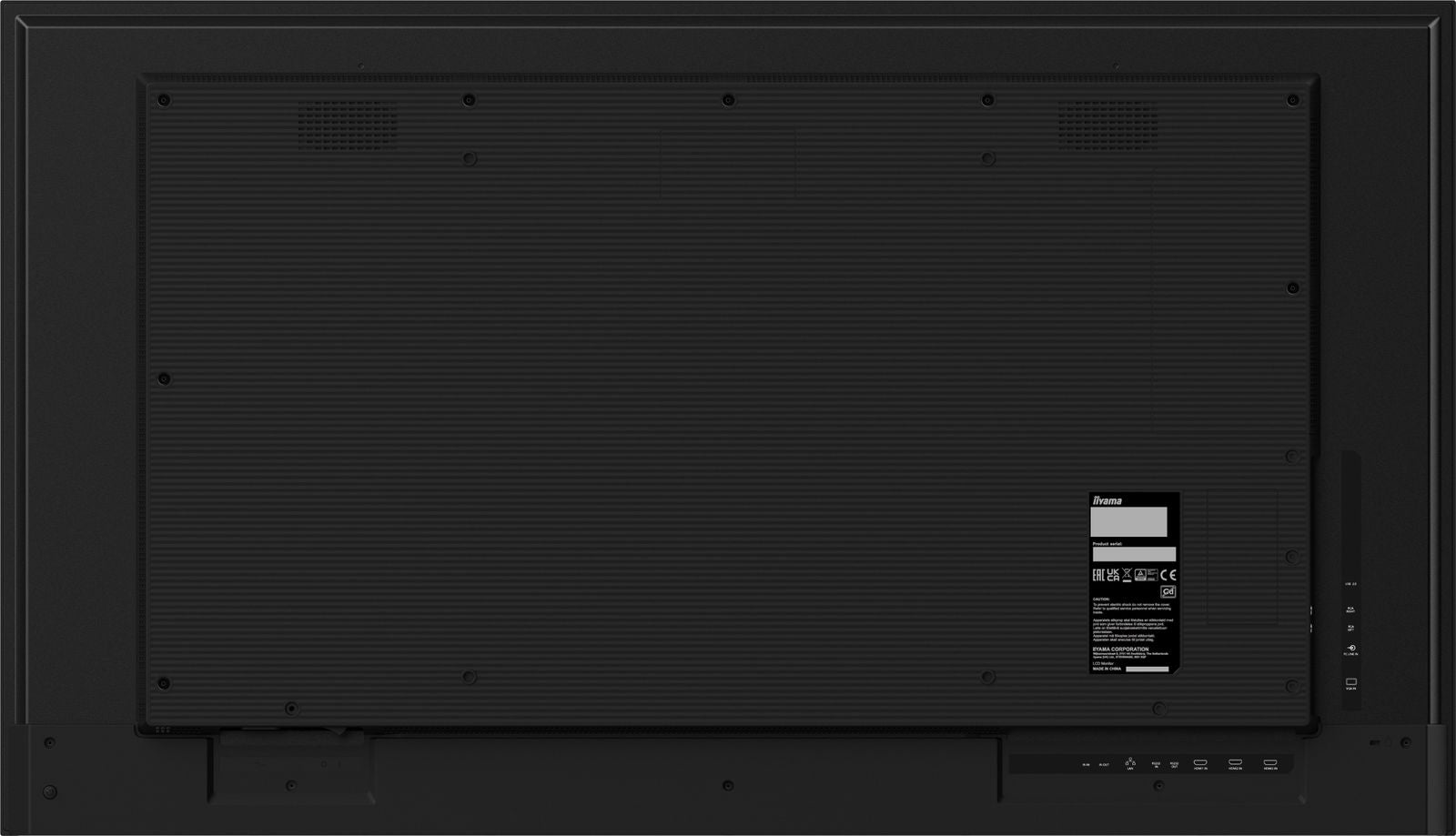 Iiyama 50 3840x2160, 4K UHD VA panel, 25 Haze