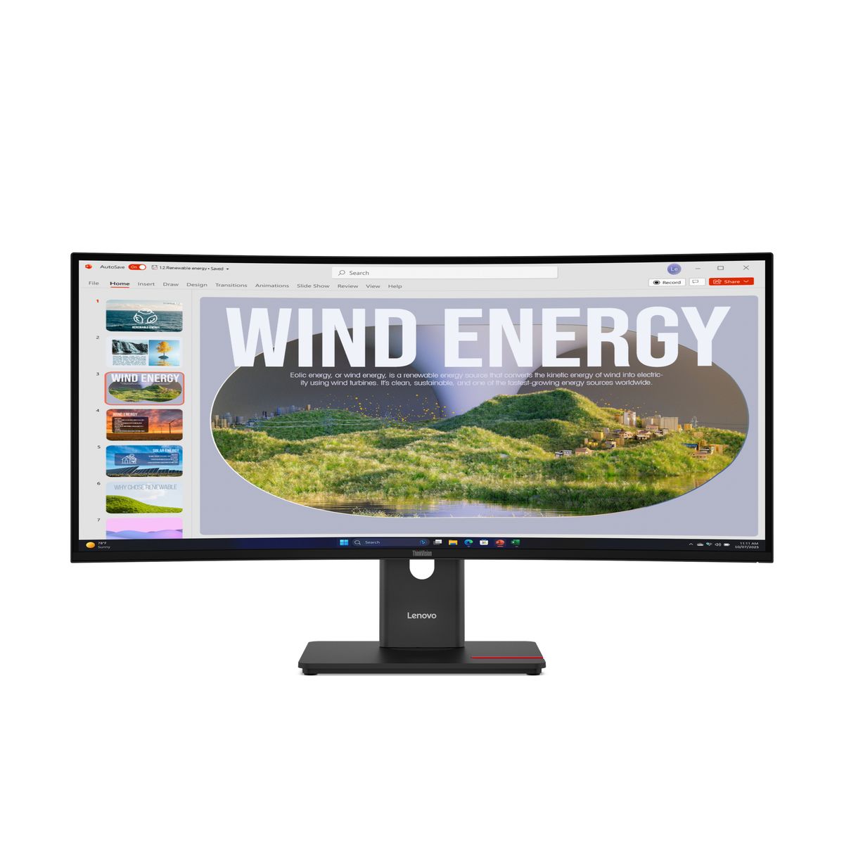 LENOVO THINKVISON IT34WD-40 VA/WQHD/HDMI,DP,USB-C(96W)ETH