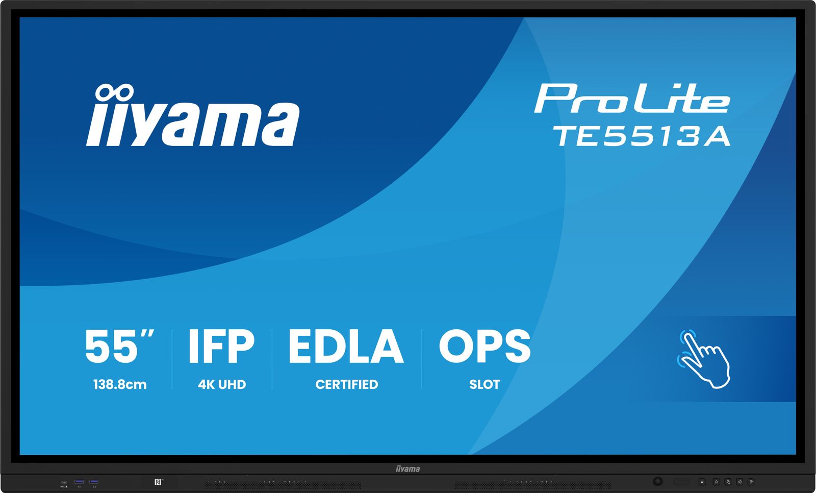 IIYAMA 65 UHD IR 40P Touch AG with Interactive Android
