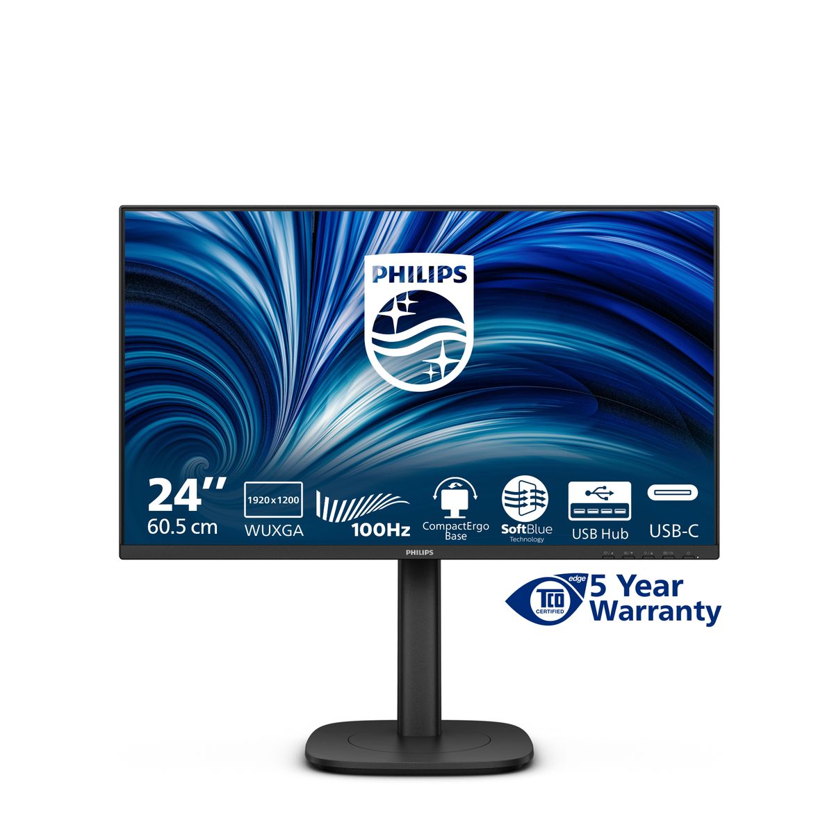 PHILIPS 24 16:10 IPS WLED 1920X1200 100HZ VGA HDM DP