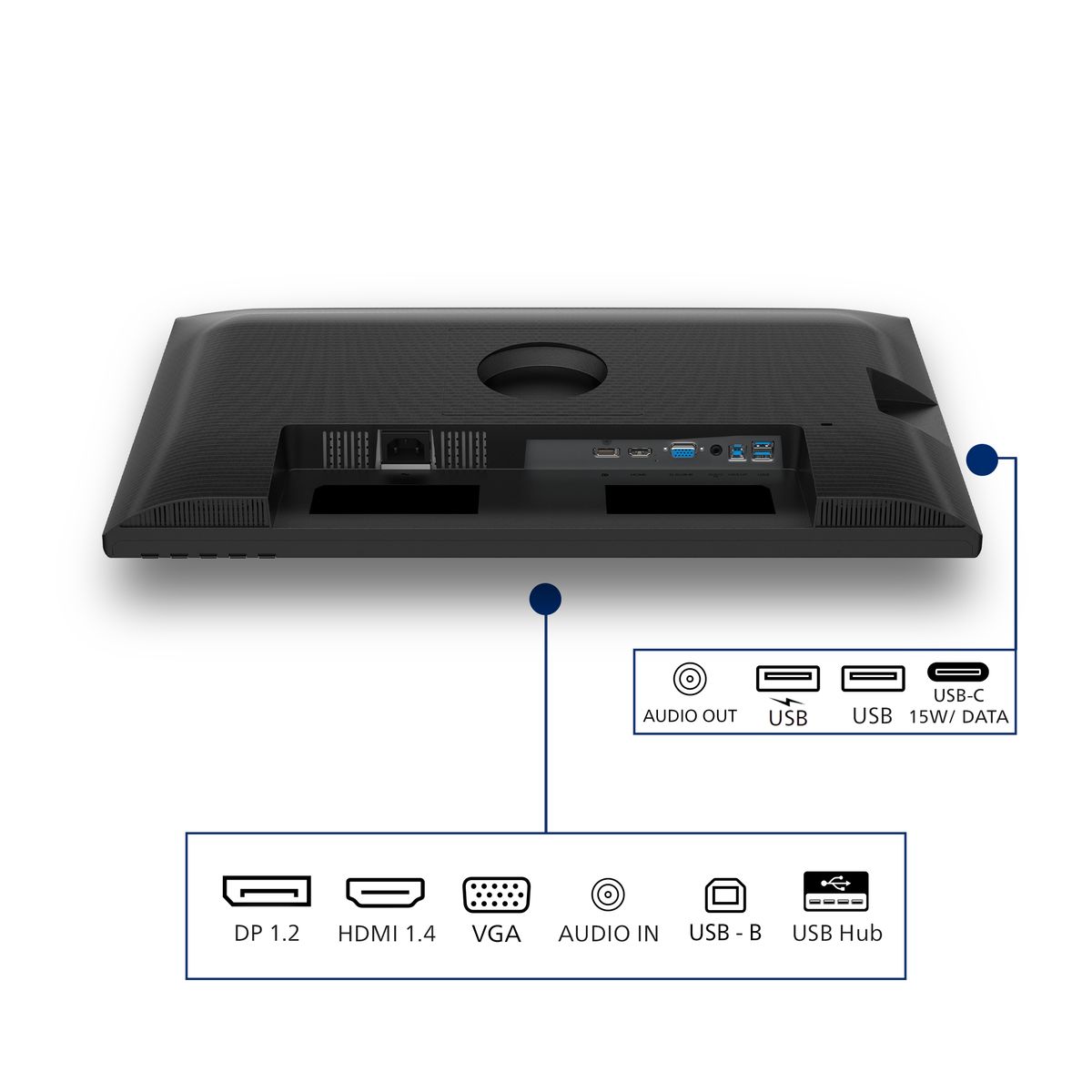 PHILIPS 24 16:10 IPS WLED 1920X1200 100HZ VGA HDM DP